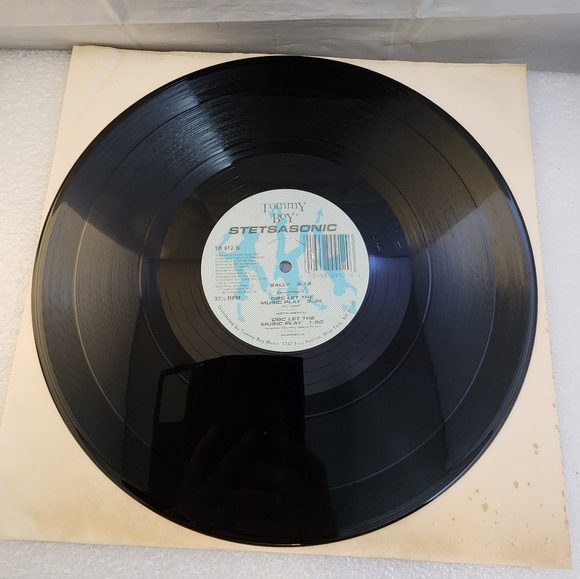 1988 Stetsasonic Sally DBC Let The Music Play Vinyl Record Lp Tommy Boy Music - Picture 5 of 10